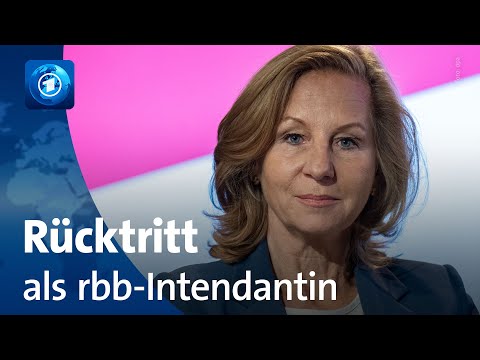 rbb-Intendantin Patricia Schlesinger ist zurückgetreten