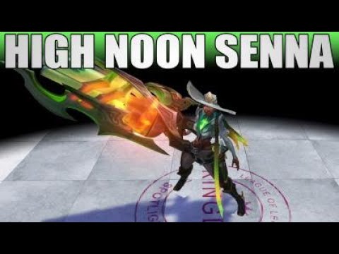 High Noon Senna Emerald Chroma 2020 - League Of Legends