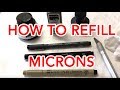 How To Refill Microns Easily Micron Life Hack Use Your Own Quality Inks And Save Money