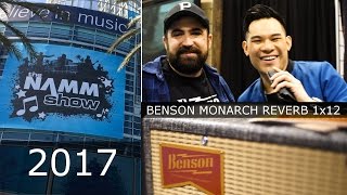 Video thumbnail for Winter NAMM 2017: Benson Monarch Reverb Combo 1x12 Amplifier by JayLeonardJ