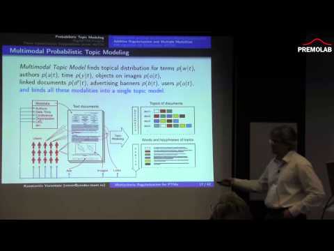K.Vorontsov. Multicriteria Regularization for Probabilistic Topic Modeling of... 14.05.2015