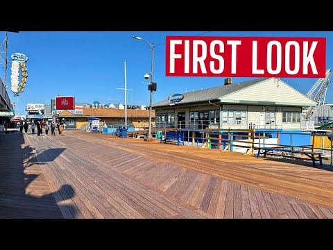 Wildwood Boardwalk Reconstruction Finished! - Tour Phases 3,4,5