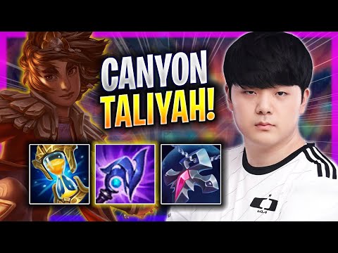 CANYON IS A GOD WITH TALIYAH! - GEN Canyon Plays Taliyah JUNGLE vs Lee Sin! | Season 2023