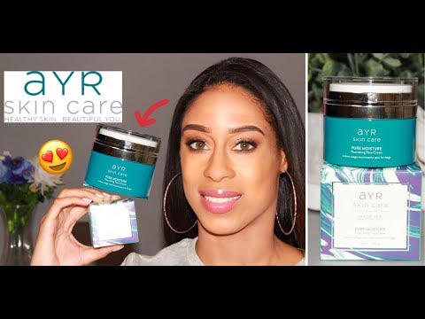 BEST NOURISHING FACE CREAM FOR SENSITIVE SKIN??? AYR PURE MOISTURE NOURISHING FACE CREAM...😍😱