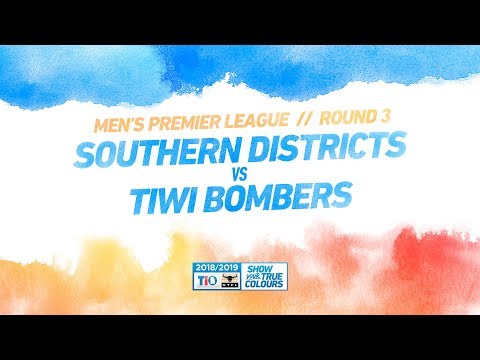 Southern Districts vs Tiwi Bombers: Round 3 - Men's Premier League: 2018/19 TIO NTFL