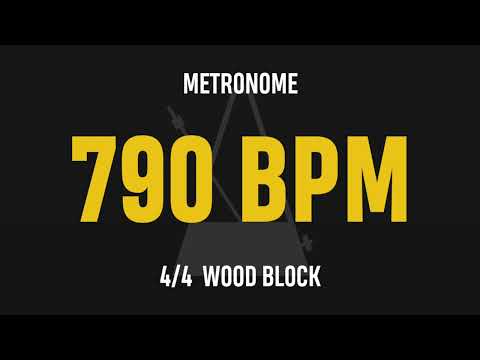 790 BPM 4/4 - Best Metronome (Sound : Wood block)