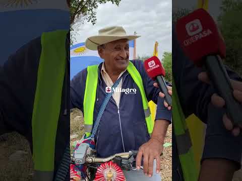 🚴‍♂️🙏 A LOS 73 AÑOS, PEDALEA DESDE EMBARCACIÓN POR UNA PROMESA AL SEÑOR DEL MILAGRO | #QUEPASASALTA