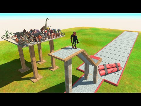 All Units Fall on TNT - Animal Revolt Battle Simulator