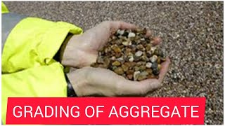 Grading of aggregate#buildingconstruction #civilengineering #concrete#aggregate