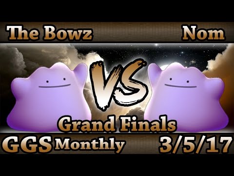 GGS Mar Monthly - The Bowz (Bowser Jr,Alph) Vs. Nom (Sheik) Smash Wii U Grand Finals- SSB4