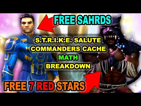 Easy Math & Exploits to get Free 7 Red Stars Black Panther 1MM & Ikaris Shards | Marvel Strike Force