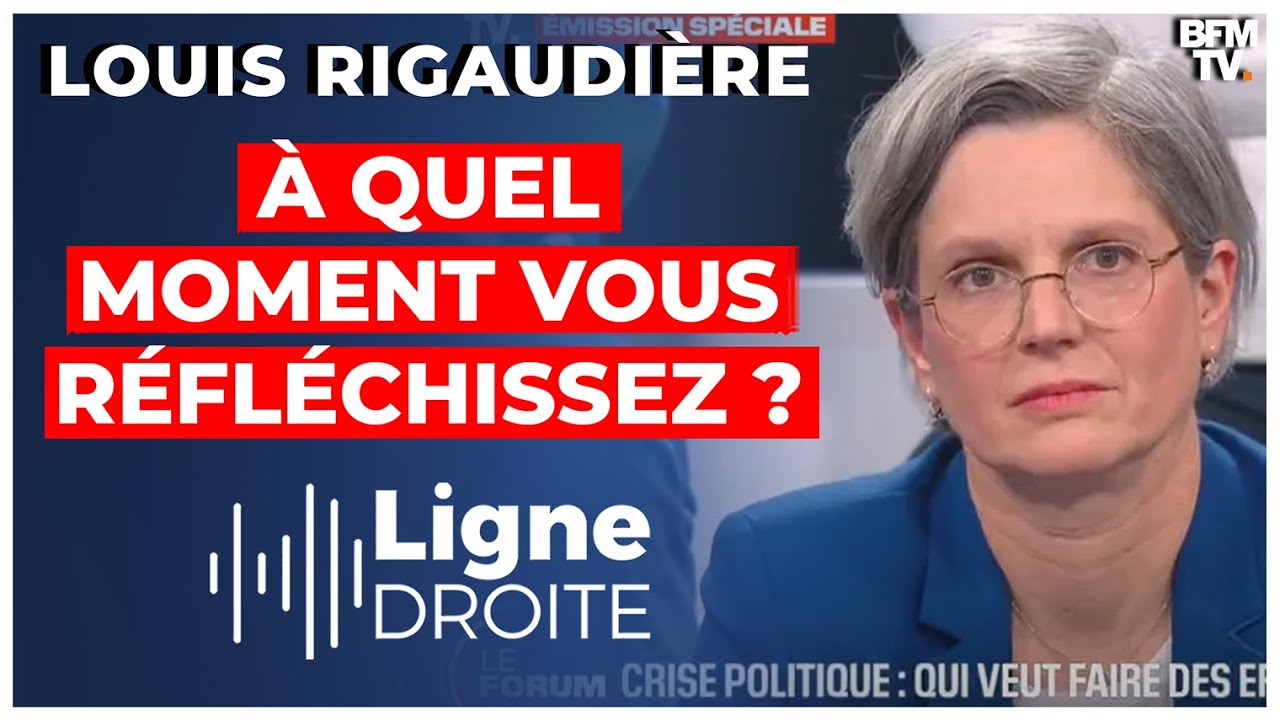 Sandrine Rousseau sèchement recadrée par un téléspectateur en plein direct - Louis Rigaudière