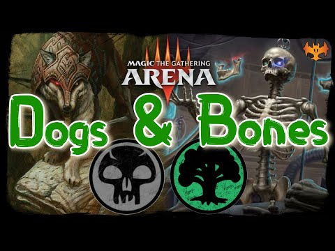 Like A Dog With A Bone | MTG Arena - Golgari Skeleton Werewolf Ramp Massacre Innistrad Crimson Vow