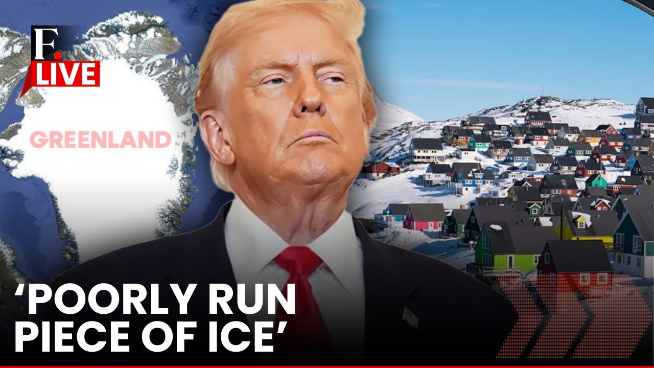 LIVE: US President Trump Calls Greenland ‘Piece of Ice’; PM Jens-Frederik Nielsen Hits Back