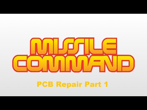 1980 Atari Missile Command Arcade PCB Repair Part 1    01-10-21