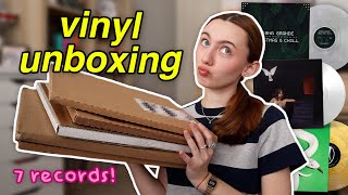 VINYL UNBOXING HAUL! (ariana grande, deftones, pinkpantheress + more!)