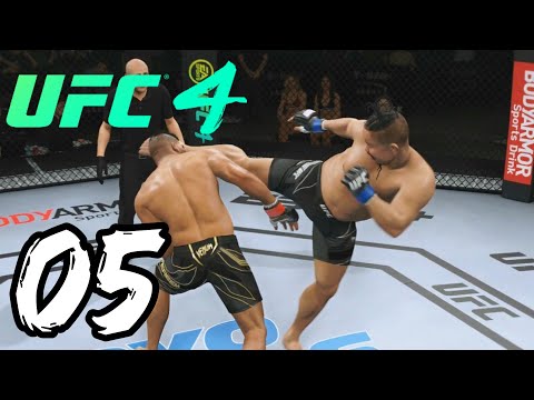 UFC 4 Heavyweight Career Mode Walkthrough Part 5 - CHAMPION!