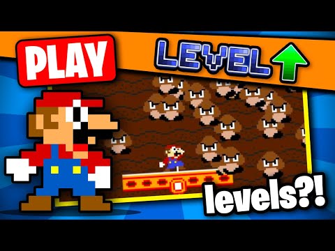 LEVEL UP Mario Levels BUT you can PLAY them?!