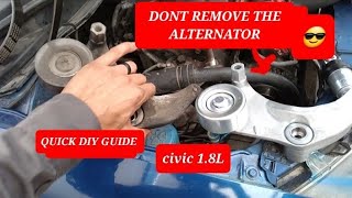 How to replace Belt Tensioner Honda Civic 1.8L  2012-2015  EASY DIY GUIDE ⚡️ #civic #diy #belt 