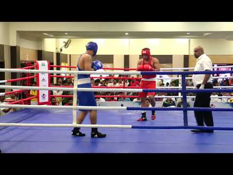 Harshgill vs services boxer.  91 kg bout