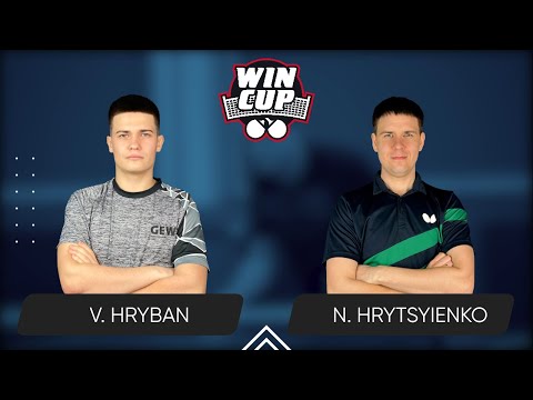 22:45 Vadym Hryban - Nazarii Hrytsyienko West 5 WIN CUP 26.07.2024 | Table Tennis WINCUP