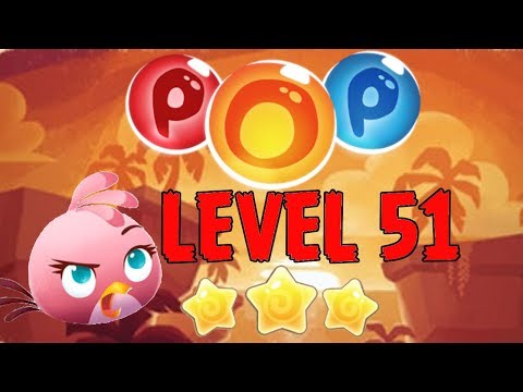 Angry Birds POP Bubble Shooter (Stella POP) - Level 51