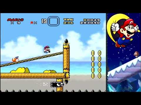 Ninja World super mario world kaizo hack #1