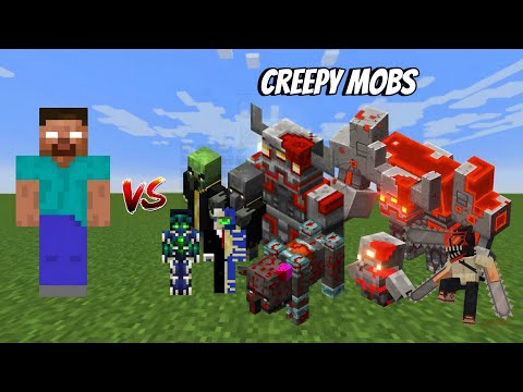 Ultimate Minecraft Showdown: Herobrine vs Creepy Mobs