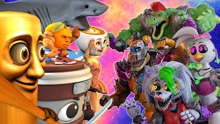 [SFM FNaF] Italian Brainrot Characters vs FNAF DeathRock