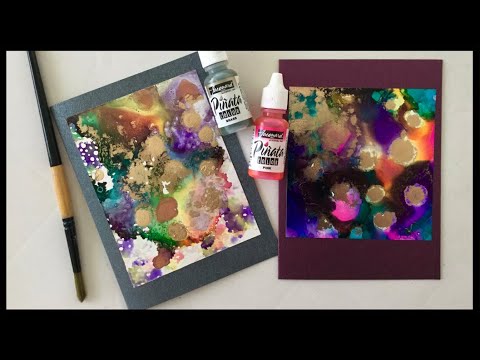 How to Use Alcohol Inks with Yupo Paper Art Tutorial