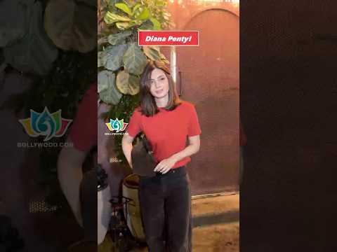 Actress Diana Penty spotted at a Mumbai restaurant