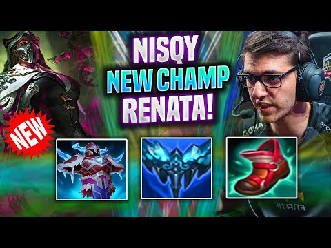 NISQY FIRST TIME WITH NEW CHAMP RENATA TOP! - Nisqy Plays Renata Top vs Graves! | Season 2022
