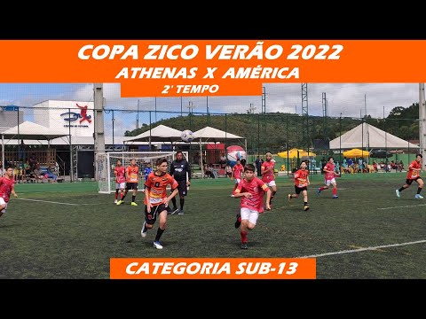 COPA ZICO VERÃO 2022 JUIZ DE FORA -ATHENAS (LEOPOLDINA) X AMÉRICA (TRÊS RIOS) - CATEGORIA SUB-13