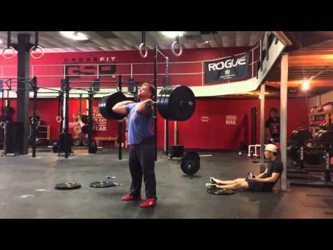 Am and Pm session, 285 kg training total