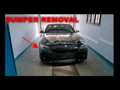 BMW F10/F11 5 SERIES BUMPER REMOVAL!