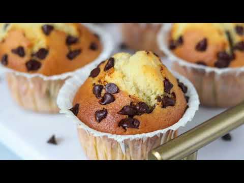 Muffins aux pépites de Chocolat/ مافن رقائق الشوكولاتة / Chocolate chip muffin