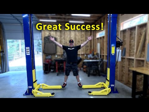 Installing a new Atlas Two-Post Lift