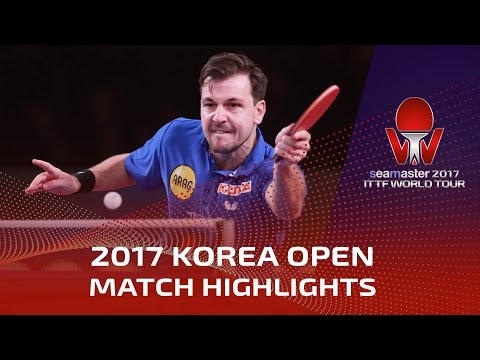 2017 Korea Open Highlights: Timo Boll vs Patrick Franziska (Final)