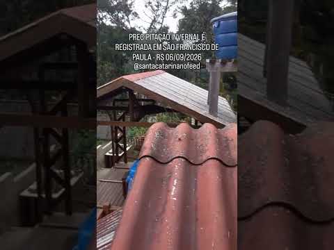 NEVE NO RIO GRANDE DO SUL. SAO FRANCISCO DE PAULA DIA 6/9/2026