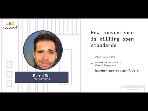How convenience Is Killing open standards