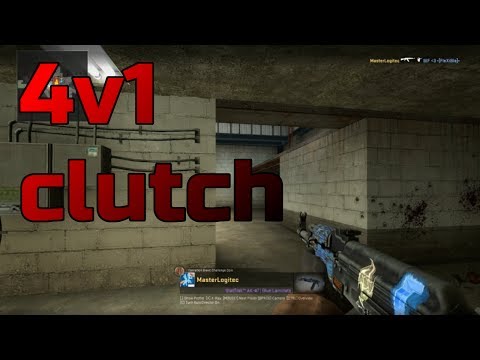Counter Strike: Global Offensive - 4v1 CLUTCH!