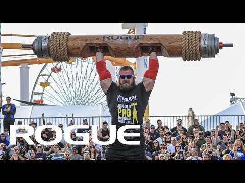 Slater Log Clean & Press - Full Live Stream | 2020 Arnold Pro Strongman USA Qualifier - Event 1