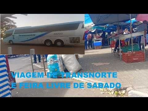 Feira Livre de Taiobeiras MG no sábado
