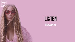 Download lagu Listen - Beyoncé || lirik dan terjemahan mp3