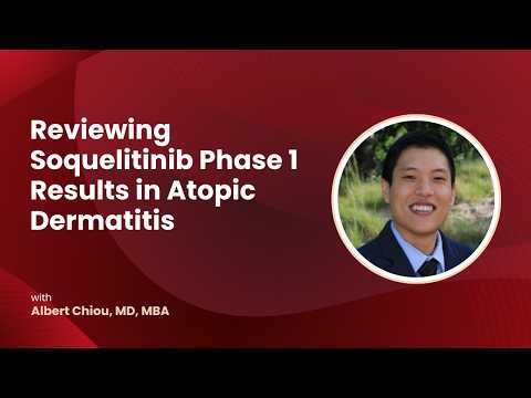 Soquelitinib Phase 1 Results in Atopic Dermatitis