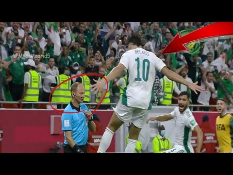 Belaili celebrate this goal for the referee • ON FIRE !!!