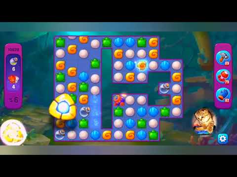 фишдом 2022 # 10628 уровень - прохождение без бустеров # Fishdom,  10628  level - no Boosters.