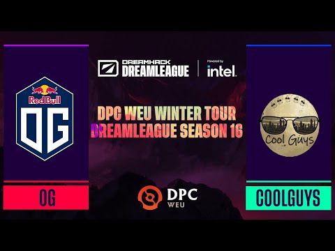 Dota2 - Coolguys vs OG - Game 2 - DPC WEU Winter Tour - DreamLeague Season 16