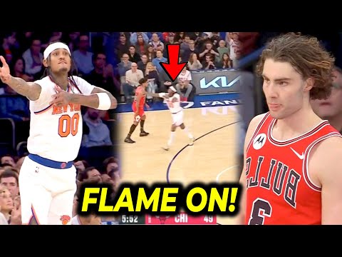 FLAMETHROWER! Naghalimaw si Jordan Clarkson, standing ovation ang crowd kay JC! | Bulls vs Knicks