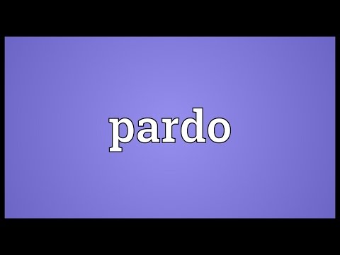 Pardo Meaning